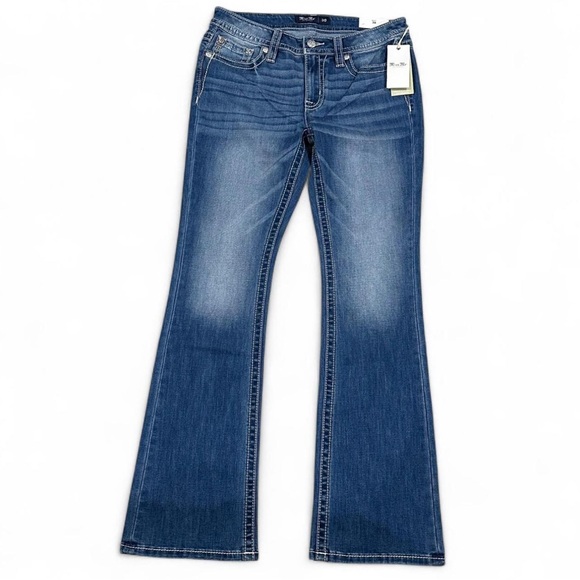 Miss Me Women's Blue Embellished Jeans 30 - Picture 4 of 6